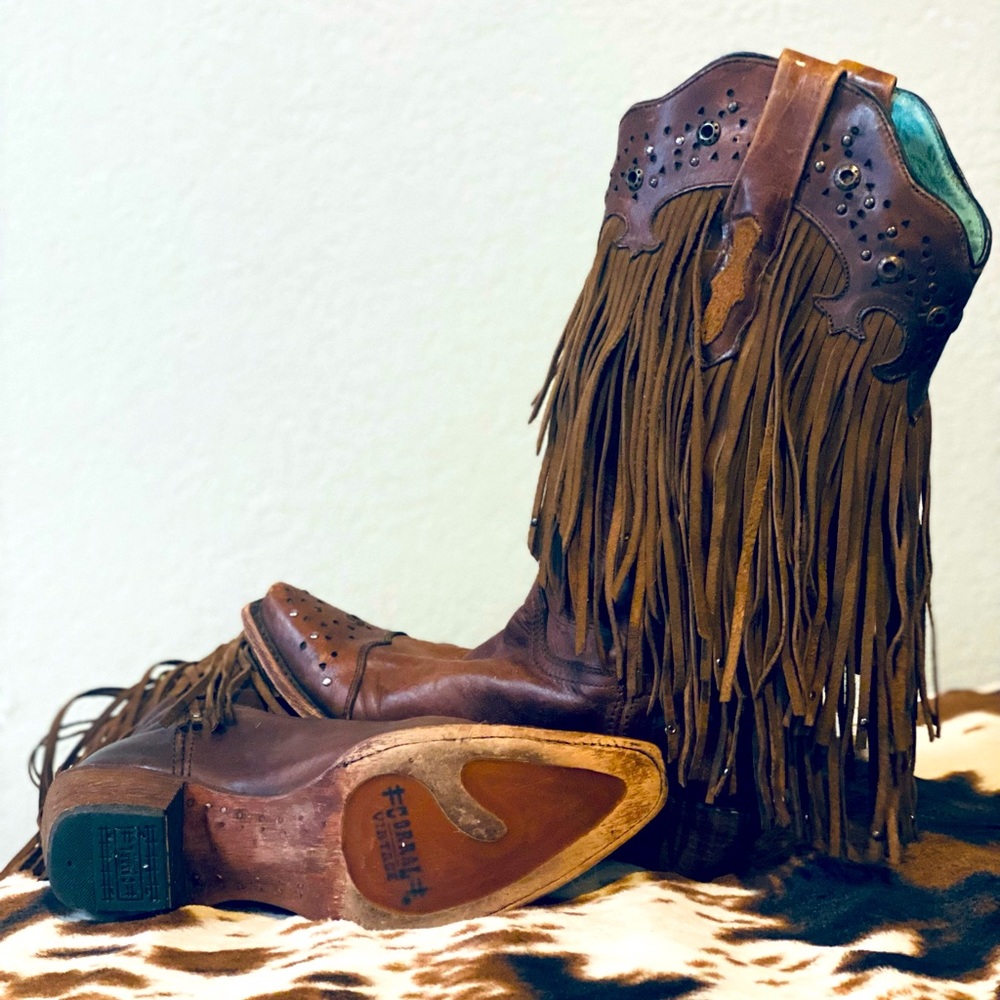 Corral Vintage Fringe Boots